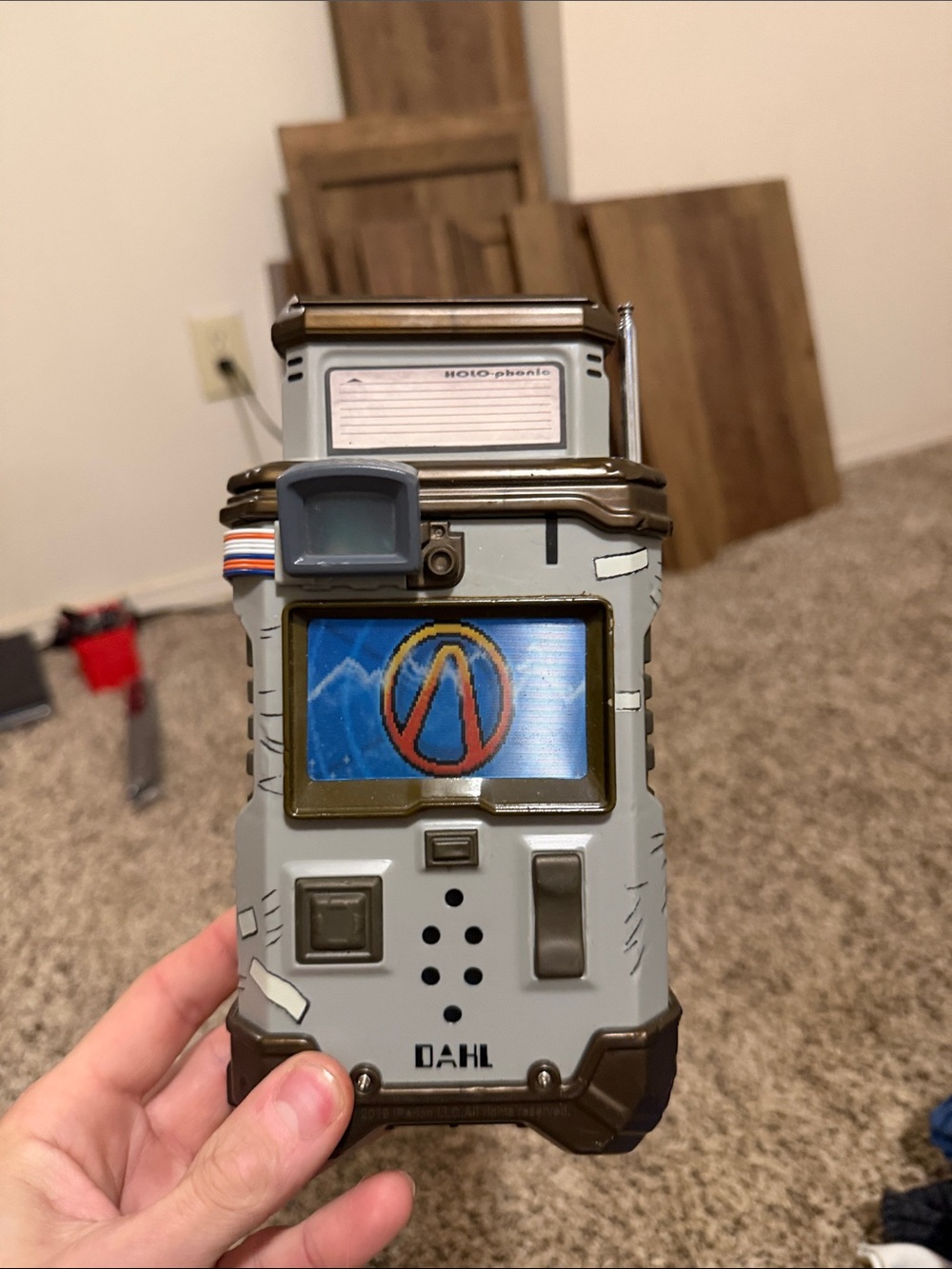 Echo Gray and Brown Vault Prop Unit